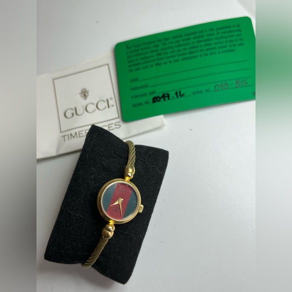 Gucci Rope Bangle Sherry Line Watch 2047. 1L - Picture 5 of 15